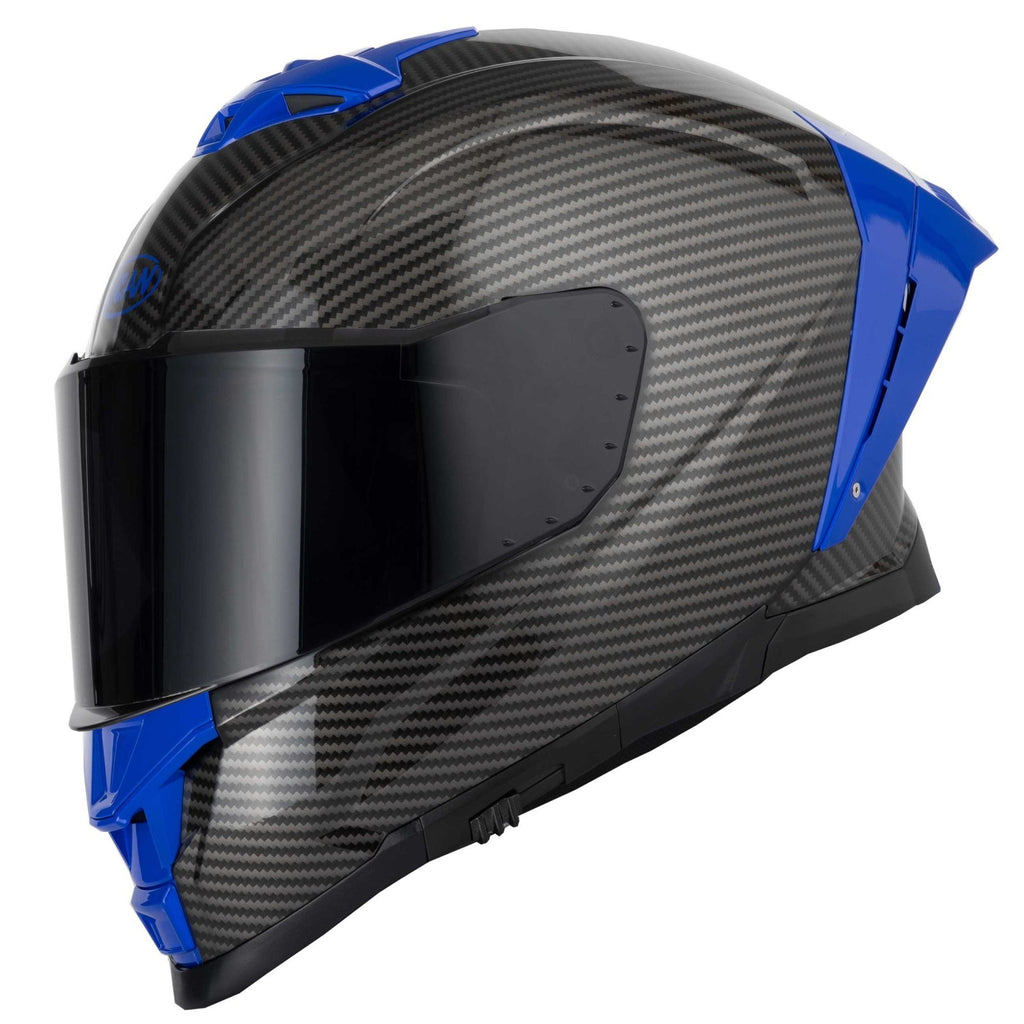 Vcan H162 X-Zero Blue ECE2206 ACU Gold Motorcycle Motorbike Full Face Helmet