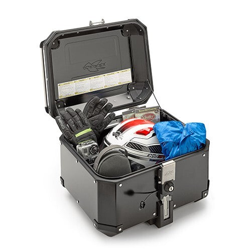 Kappa Motorcycle KFR480B Monokey Black Aluminium 48 Litre Top Box / Top Case