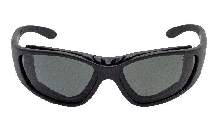 Ugly Fish RS707 Motorcycle Motorbike Sunglasses - Matt Black Frame/Smoke Lens