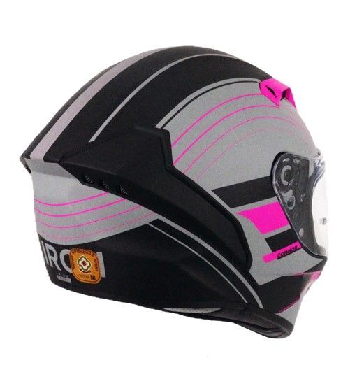 Airoh Connor ECE2206 Full Face Motorcycle Motorbike Helmet Achieve Pink Matt