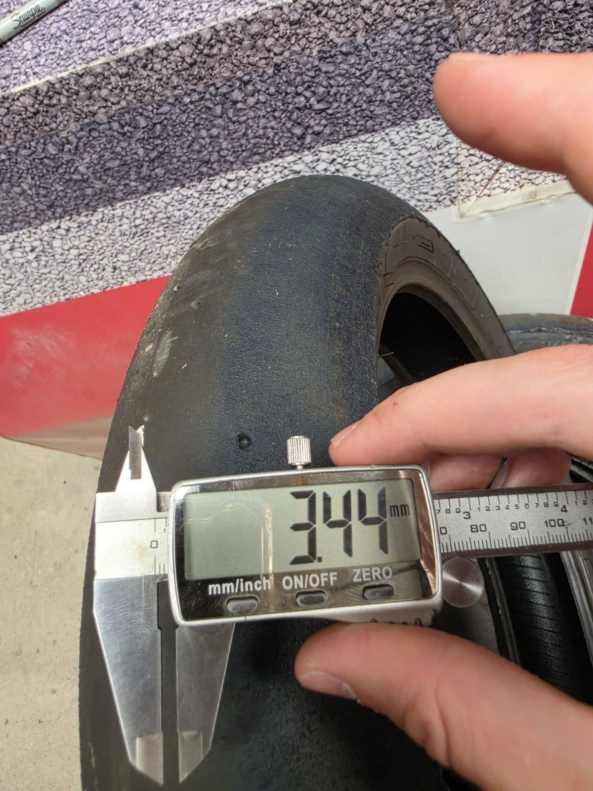 Pirelli Diablo Superbike SC1 125/70-17 Used BSB Scrub Motorcycle Tyre - SF28