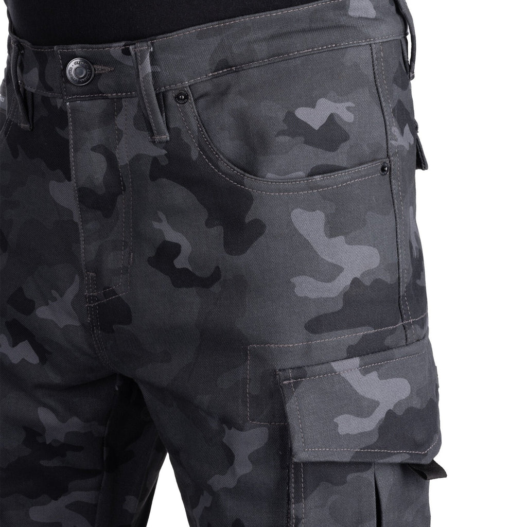 Oxford CE AA Armoured Mens Motorcycle Motorbike Cargo Pants Jeans Camo Print