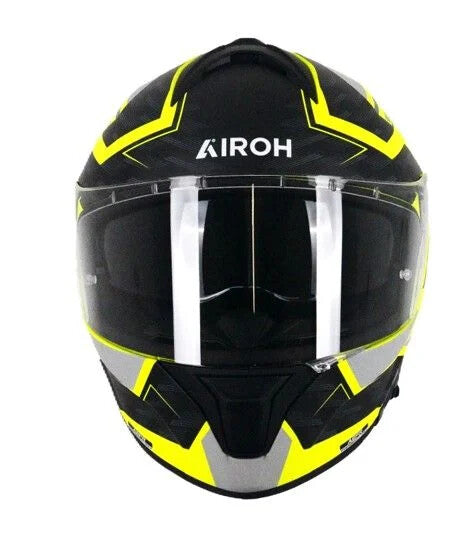 Airoh Spark 2 Chrono Full Face ECE2206 Motorcycle Motorbike Helmet Yellow/Black