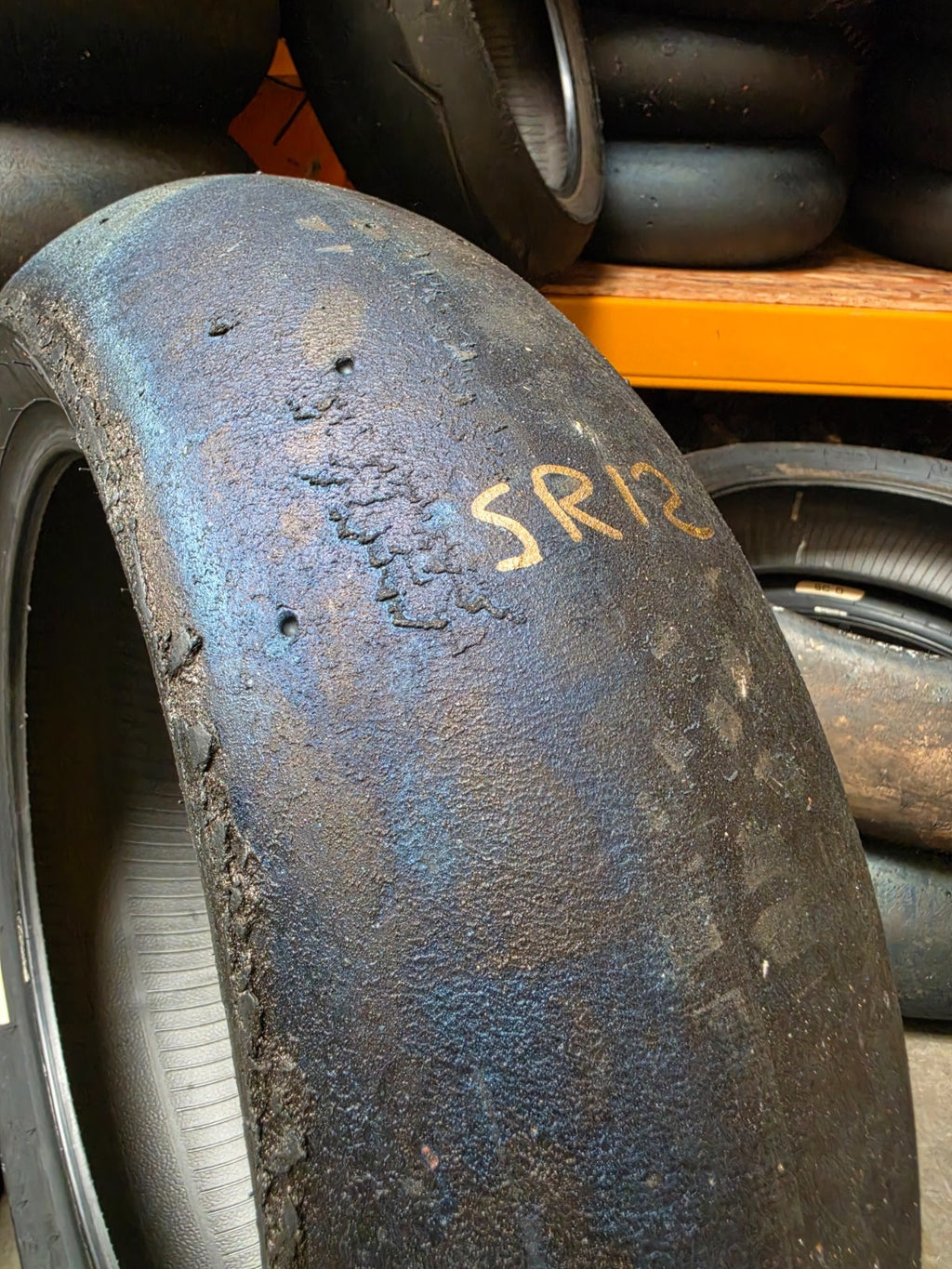 Pirelli Diablo Superbike SC0 190/60-17 Used BSB Scrub Motorcycle Tyre - SR12