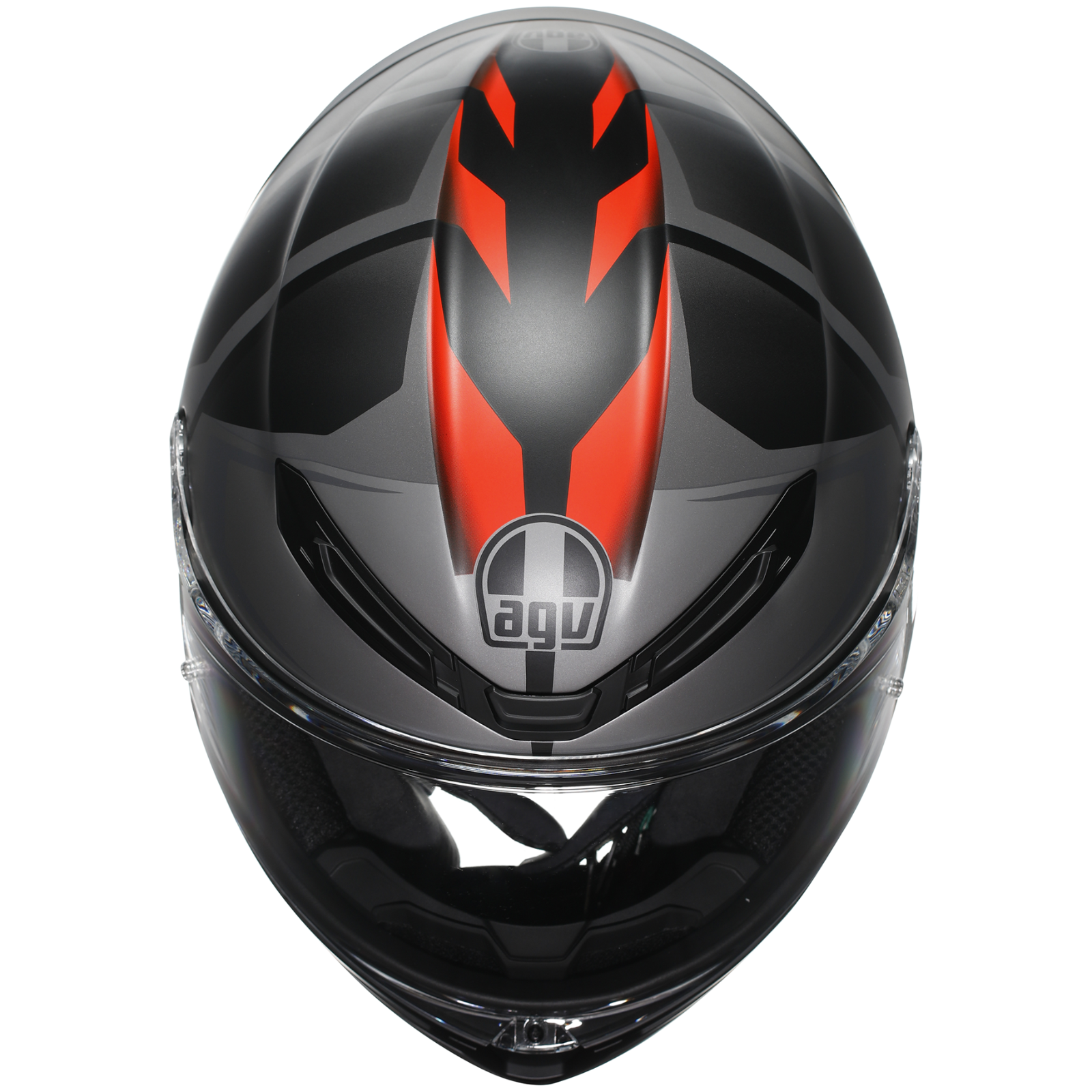 AGV K6-S Karve Grey Red ECE2206 Full Face ACU Gold Motorcycle Motorbike Helmet