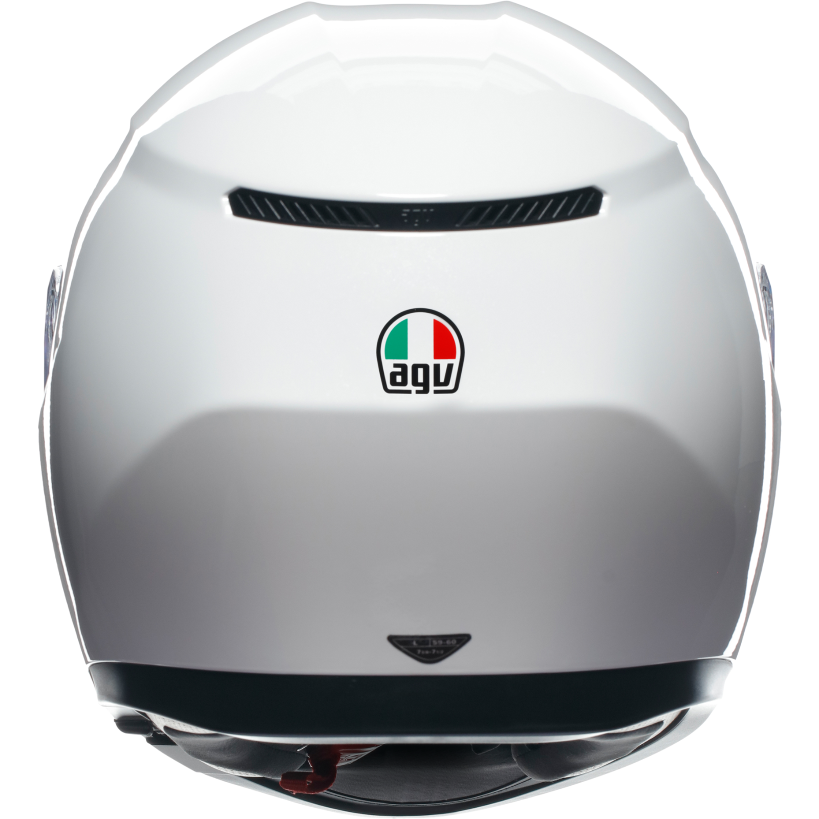 AGV K3 Solid Gloss White ECE2206 Full Face ACU Gold Motorcycle Motorbike Helmet