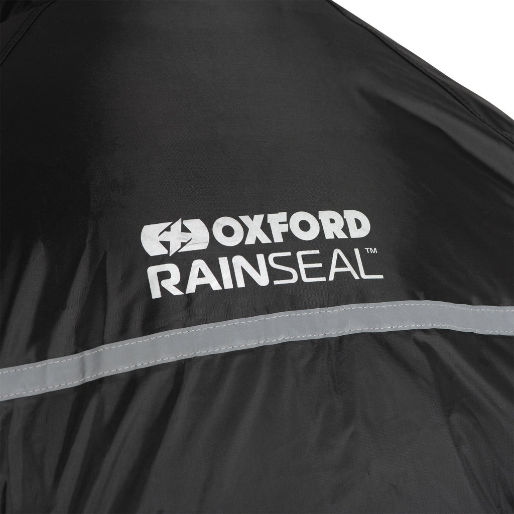 Oxford Rainseal Waterproof Motorcycle Motorbike Over Jacket - Black - RM212001