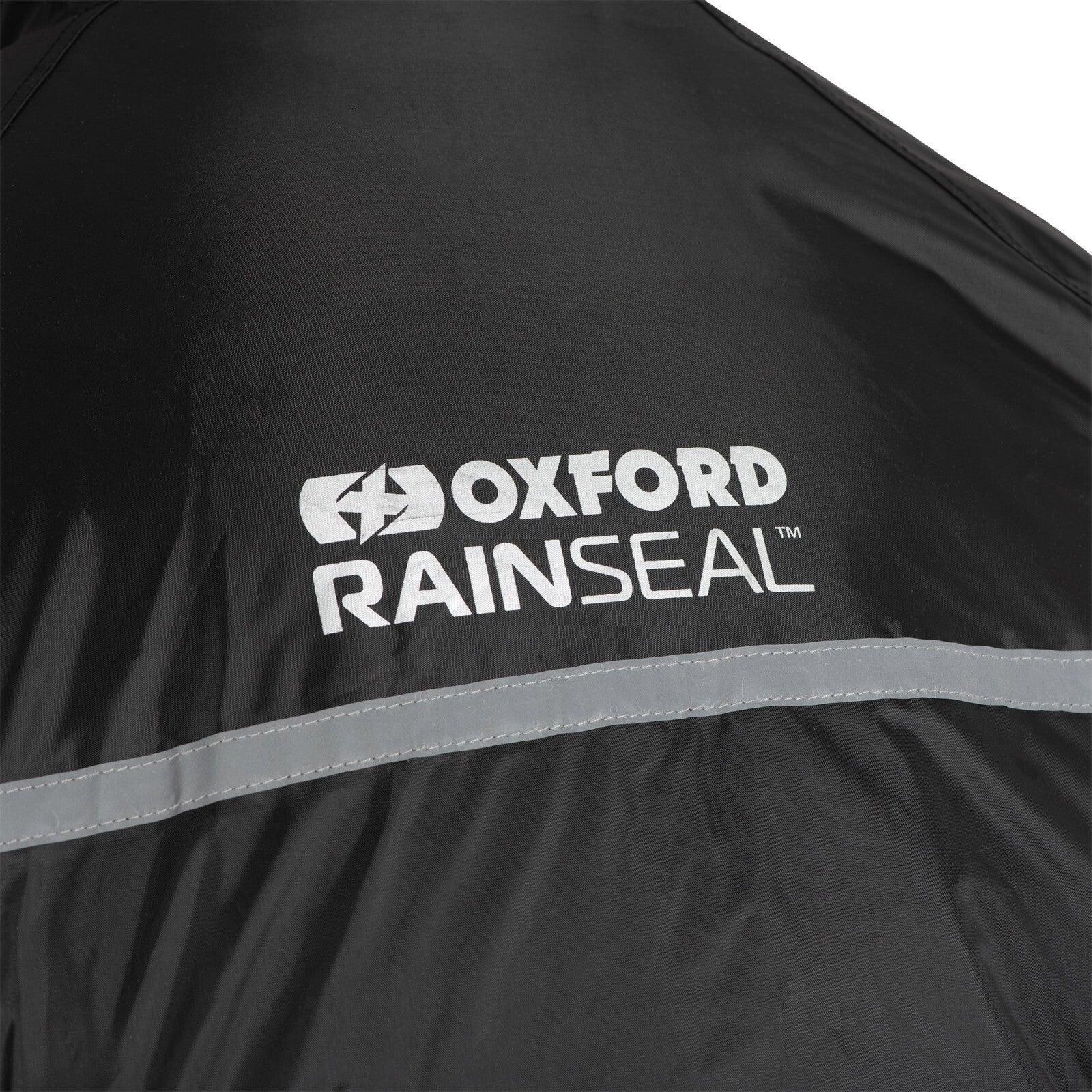 Oxford Rainseal Waterproof Motorcycle Motorbike Over Jacket - Black - RM212001