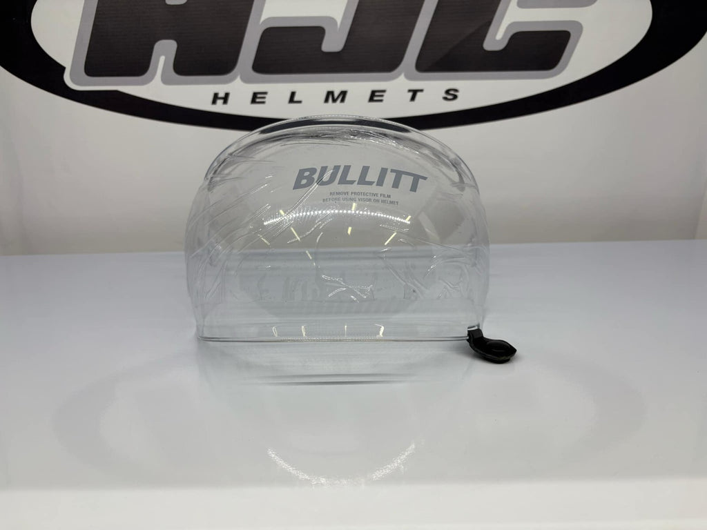 Ex-Display Bell Bullitt Bubble Clear Visor, Black Tab - P401-FS-JH Helmet Visor