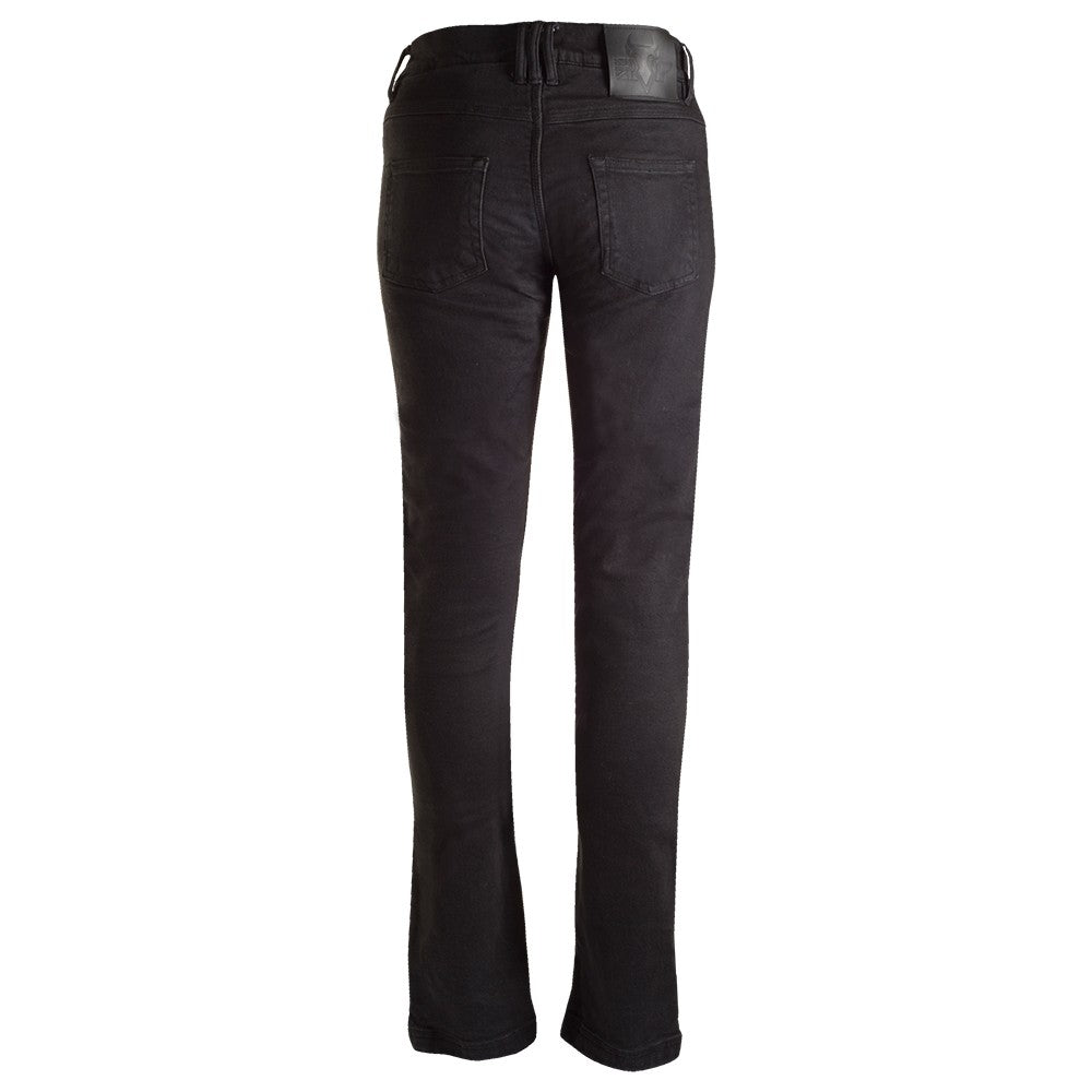 Bull-it Ladies Ebony 17 Slim Short Regular Long SR6 Armoured Motorcycle Jeans