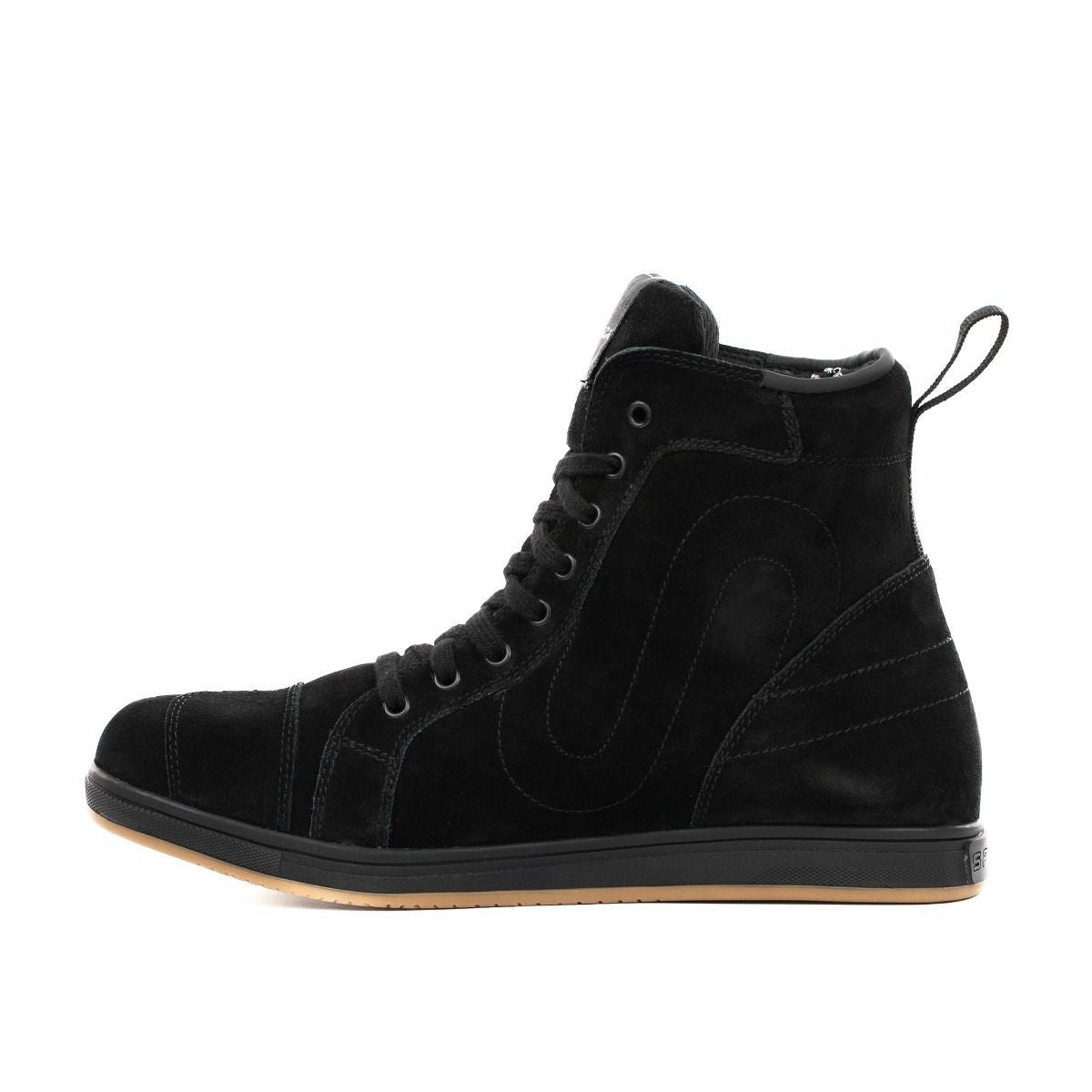 Spada Strider S CE Waterproof Motorcycle Motorbike Hi Top Trainers Stealth Black
