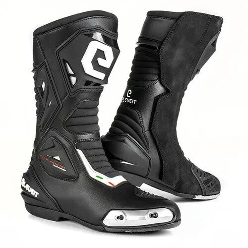 Eleveit SP01 Waterproof Track Sports Race Motorcycle Motorbike Boots - Black
