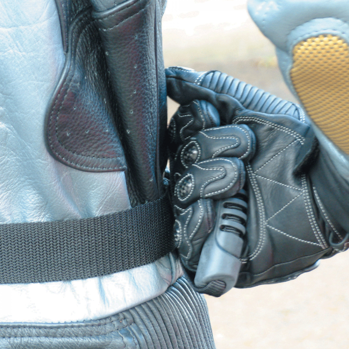 Bike It Motorcycle Motorbike Pillion Grippers Grab Handles - Black