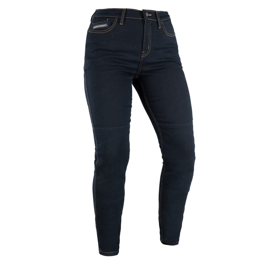 Oxford Super Stretch CE AA Motorcycle Motorbike Slim Womans Jeans Indigo Blue