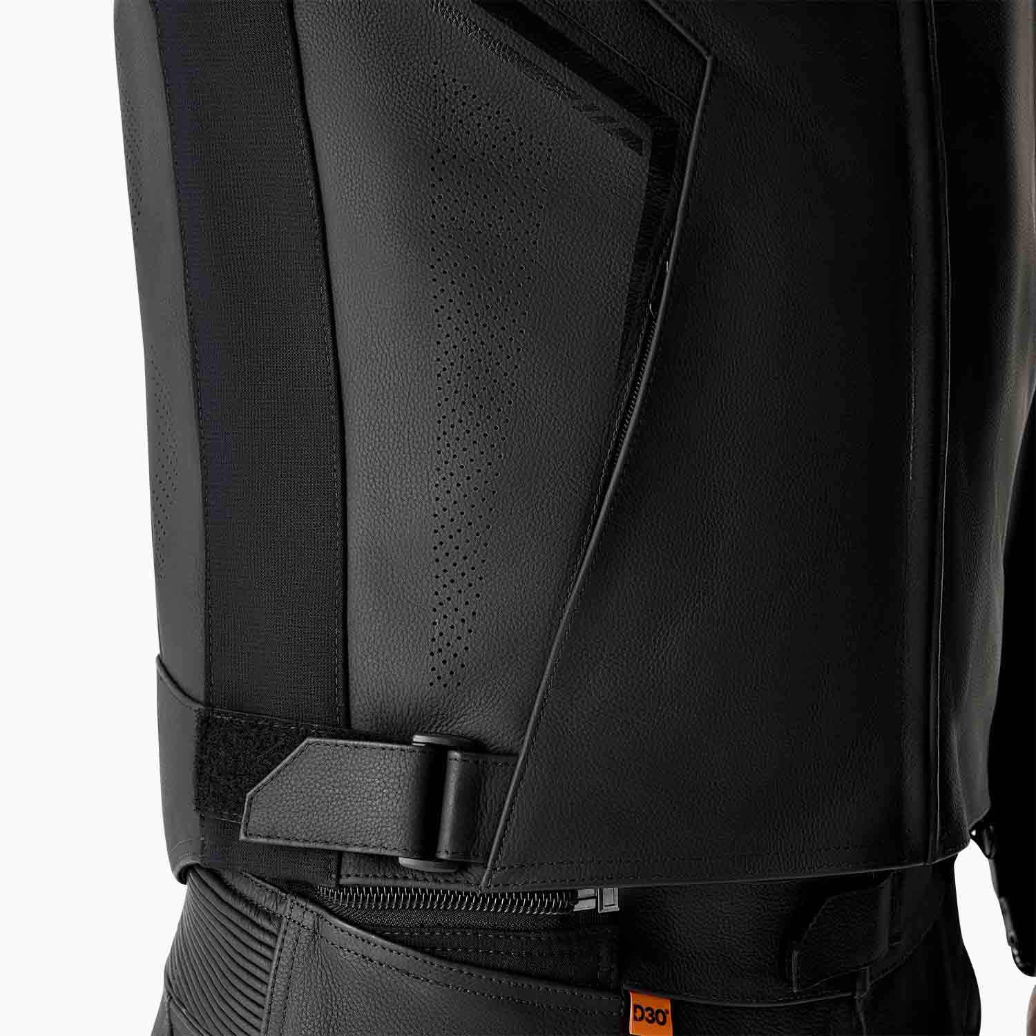 RST S1 D30 CE AAA Leather Motorcycle Motorbike Sports Jacket - Black Black