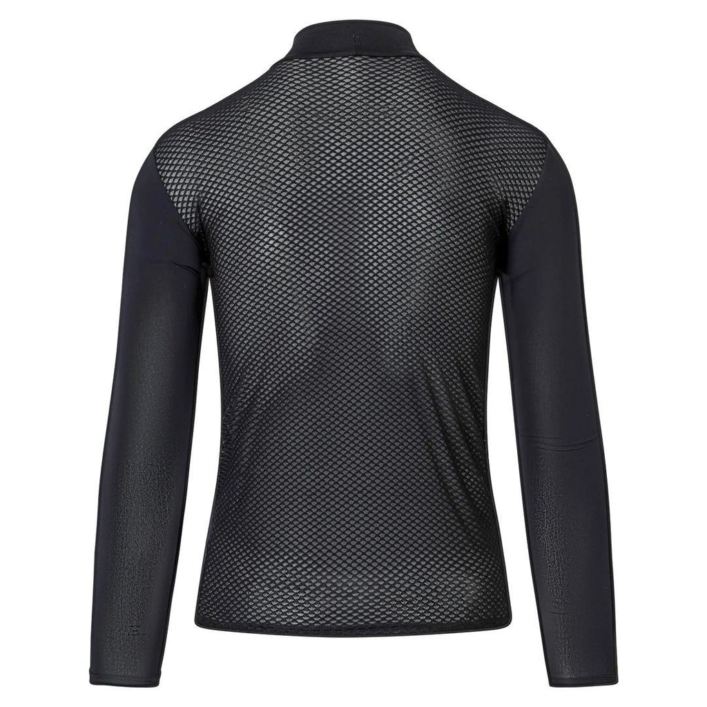 ZeroFit IceSkin Cooling Wicking Baselayer Long Sleeve Top - Black