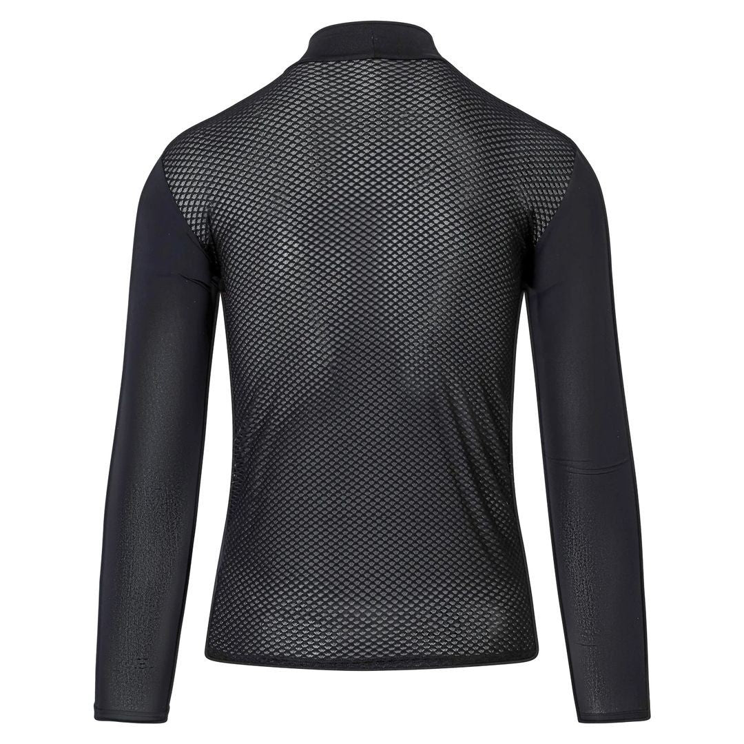 ZeroFit IceSkin Cooling Wicking Baselayer Long Sleeve Top - Black