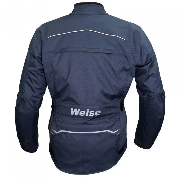 Weise Core Adventure Plus Motorcycle Motorbike Textile Waterproof Jacket - Navy