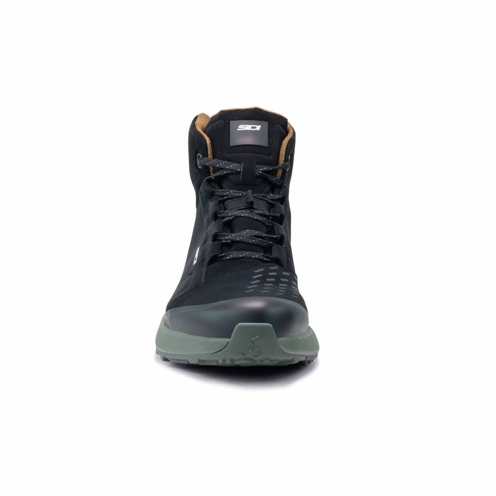 Sidi Nucleus Suede Waterproof CE Motorcycle Motorbike Shoe Boot Black/Ivy