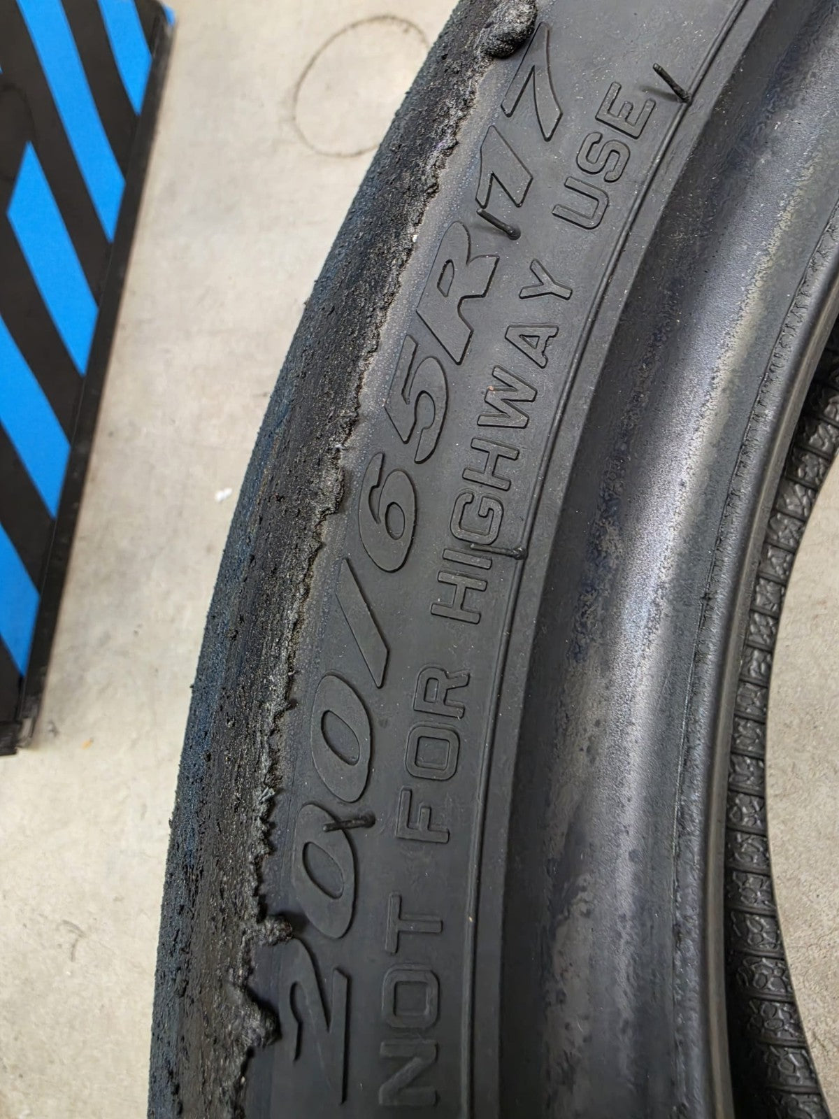 Pirelli Diablo Superbike SC0 120/70-17 Used BSB Scrub Motorcycle Tyre - SR1