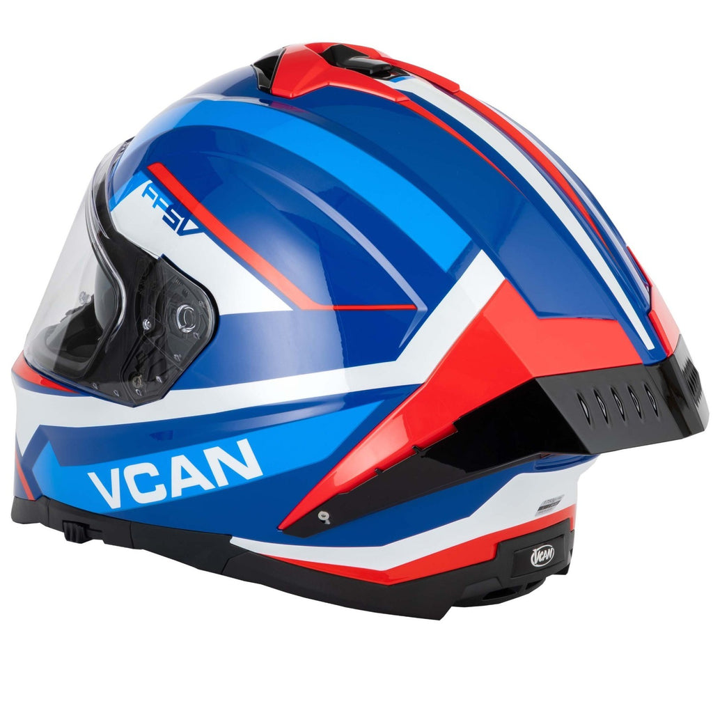 Vcan H162 X-Zero Blue Red ECE2206 ACU Gold Motorcycle Motorbike Full Face Helmet