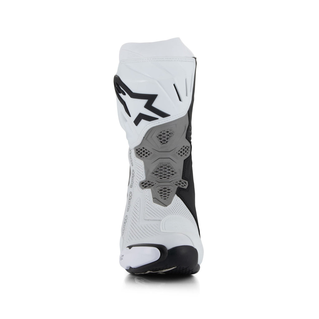 Alpinestars Supertech R Vented Motorcycle Bike Sports Trace Race Boots White Gry