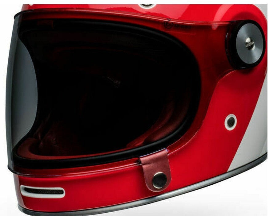 Bell Bullitt Flat Smoke Visor, Dark Red Tab - P401-FS-JH Motorcycle Helmet Visor