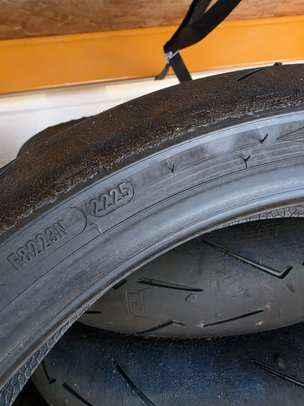 Pirelli Diablo Supercorsa SC1 V4 120/70-17 Grade A worn front BSB scrub tyre