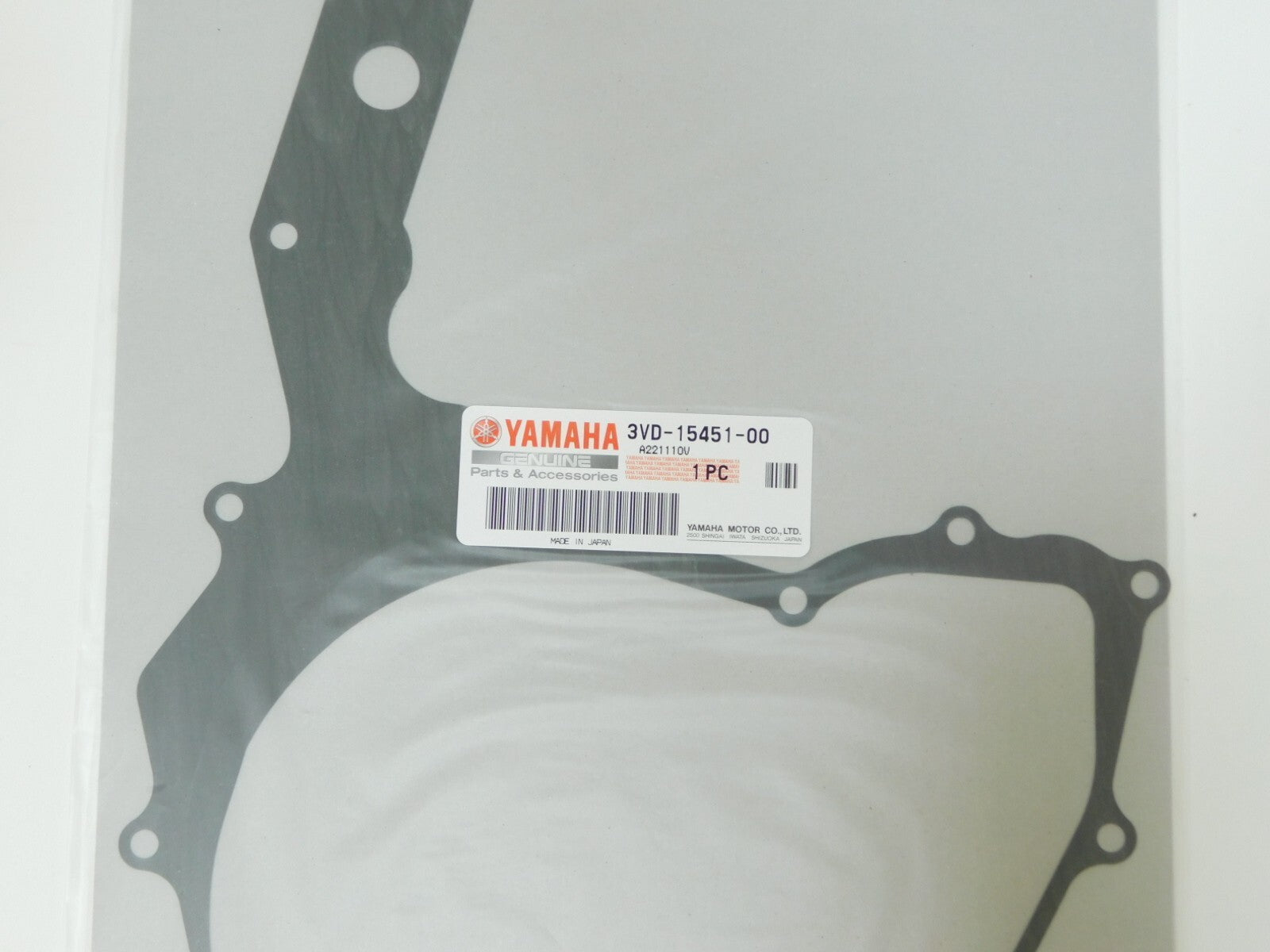Genuine Yamaha TDM850 1992-1993 Crankcase Cover Gasket - 3VD-15451-00