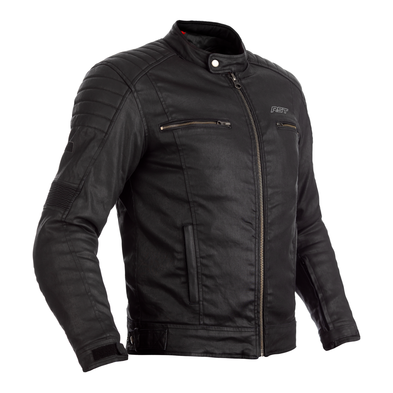 RST Brixton Classic Waxed CE Textile Waterproof Motorcycle Motorbike Jacket