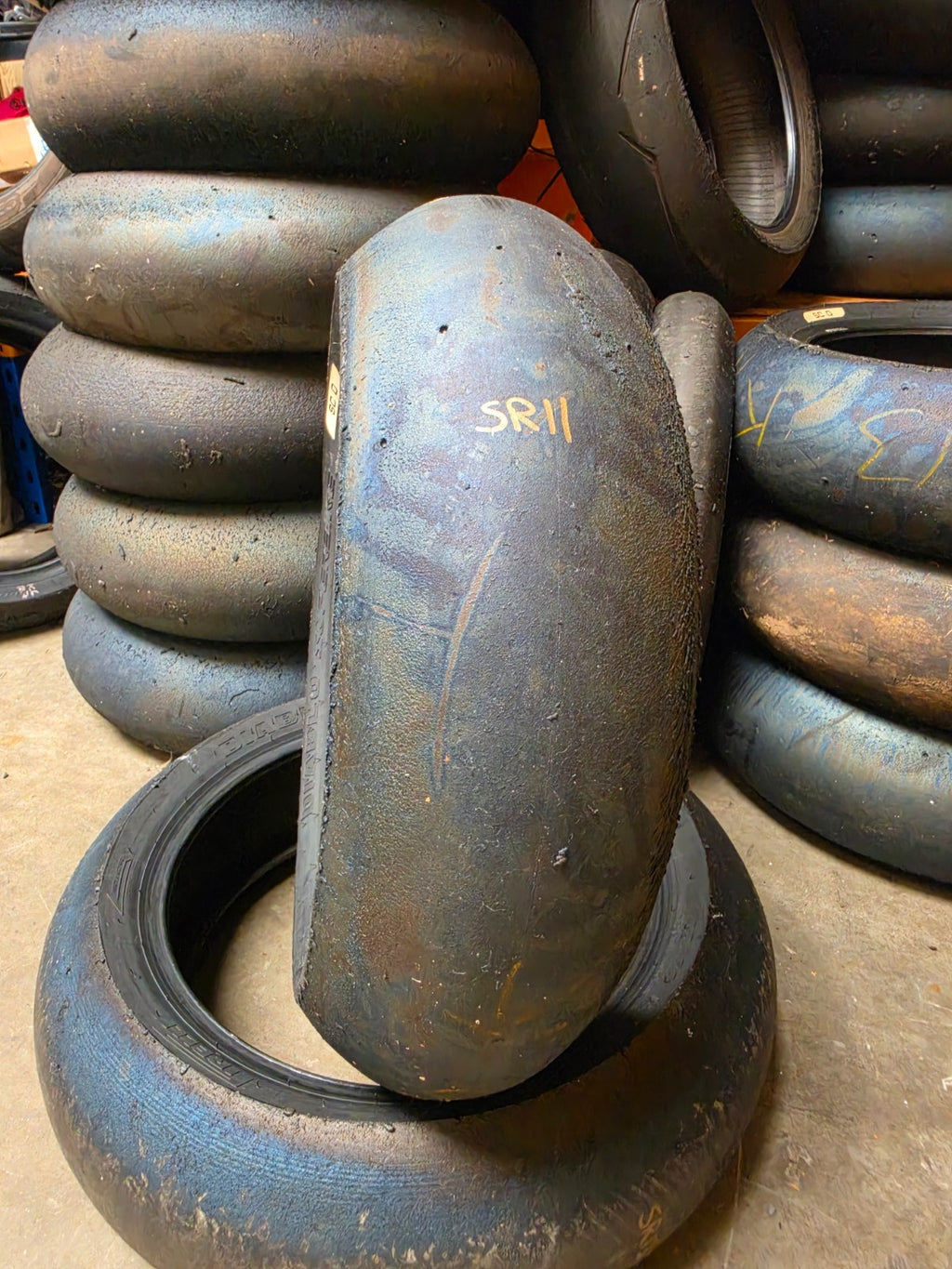 Pirelli Diablo Superbike SC0 190/60-17 Used BSB Scrub Motorcycle Tyre - SR11