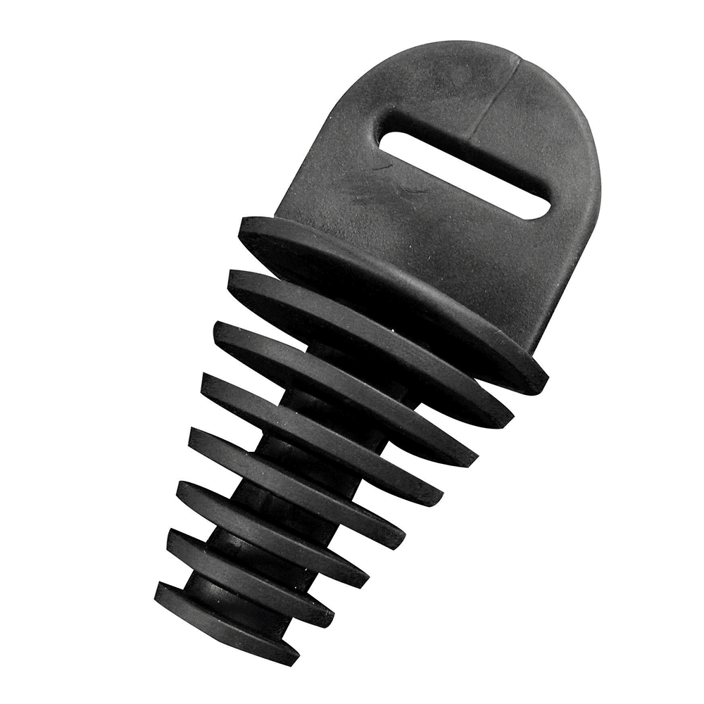 Bike It Motorcycle Bung Protective Protect Exhaust Pipe 4 Stroke Black
