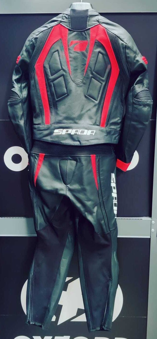 Spada Race School Ladies Leather 2 Piece Motorcycle Motorbike Sports Race Suit
