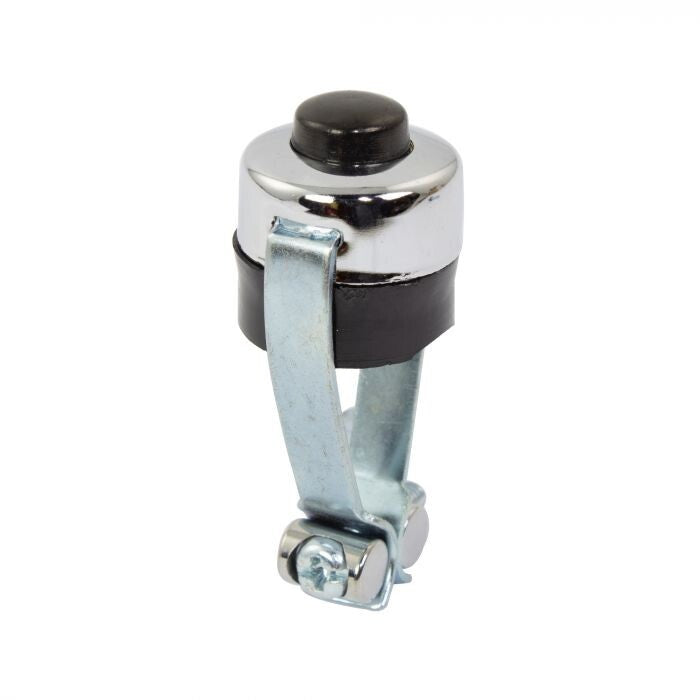 Bike It Universal Button Horn Individual Clamp On Chrome ( 10 Pack ) - BUTH10