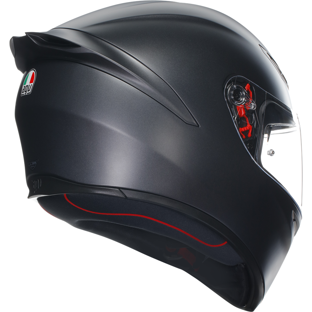 AGV K1S Solid Matt Black ECE2206 Full Face Motorcycle Motorbike Helmet