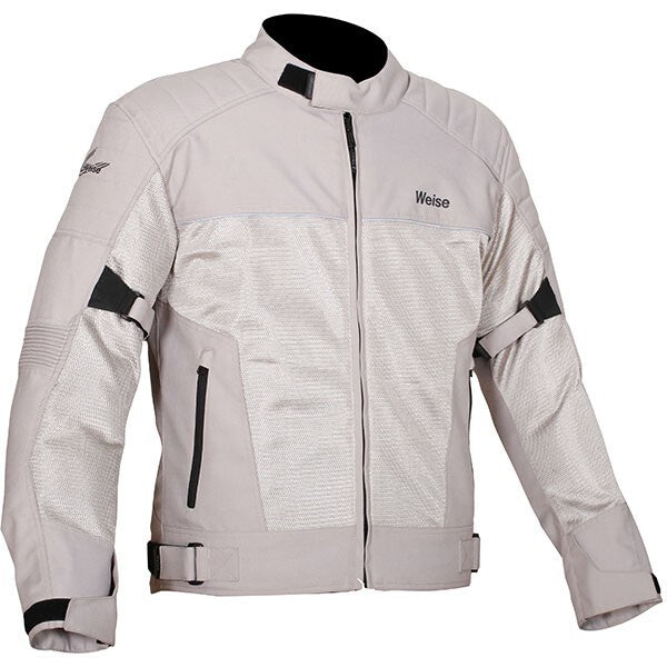 Weise Scout CE AA Mesh Air Summer Textile Motorcycle Motorbike Jacket Stone Grey