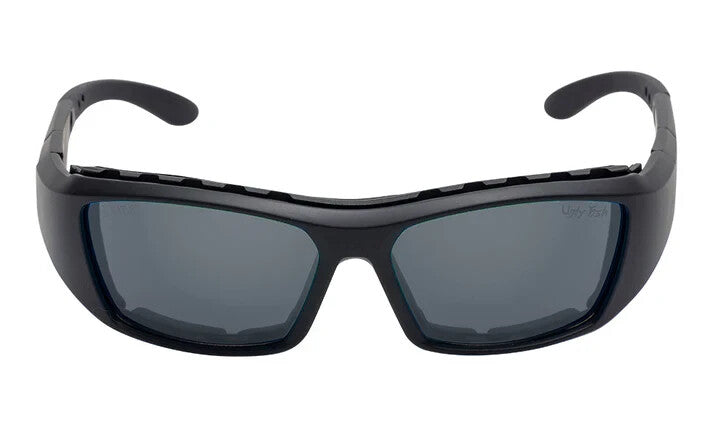 Ugly Fish RS3303X Motorcycle Motorbike Sunglasses - Matt Black Frame/Smoke Lens