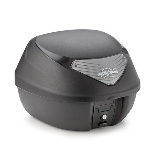 Kappa Motorcycle K29 Monolock 29L Reflector Top Box - With Universal Fitting Kit