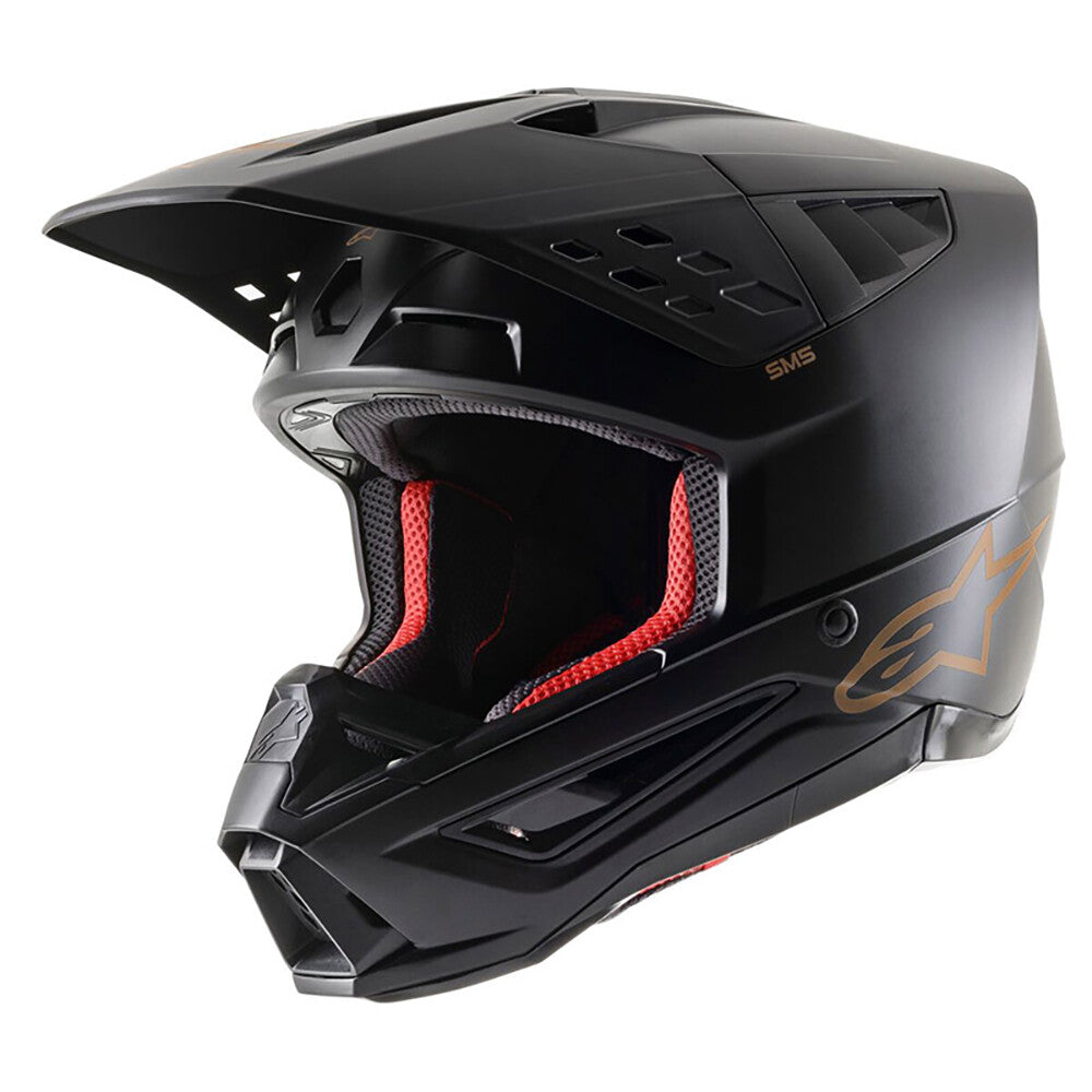 Alpinestars S-M5 Solid MX Off Road Motorcycle Motorbike Helmet Matt Black