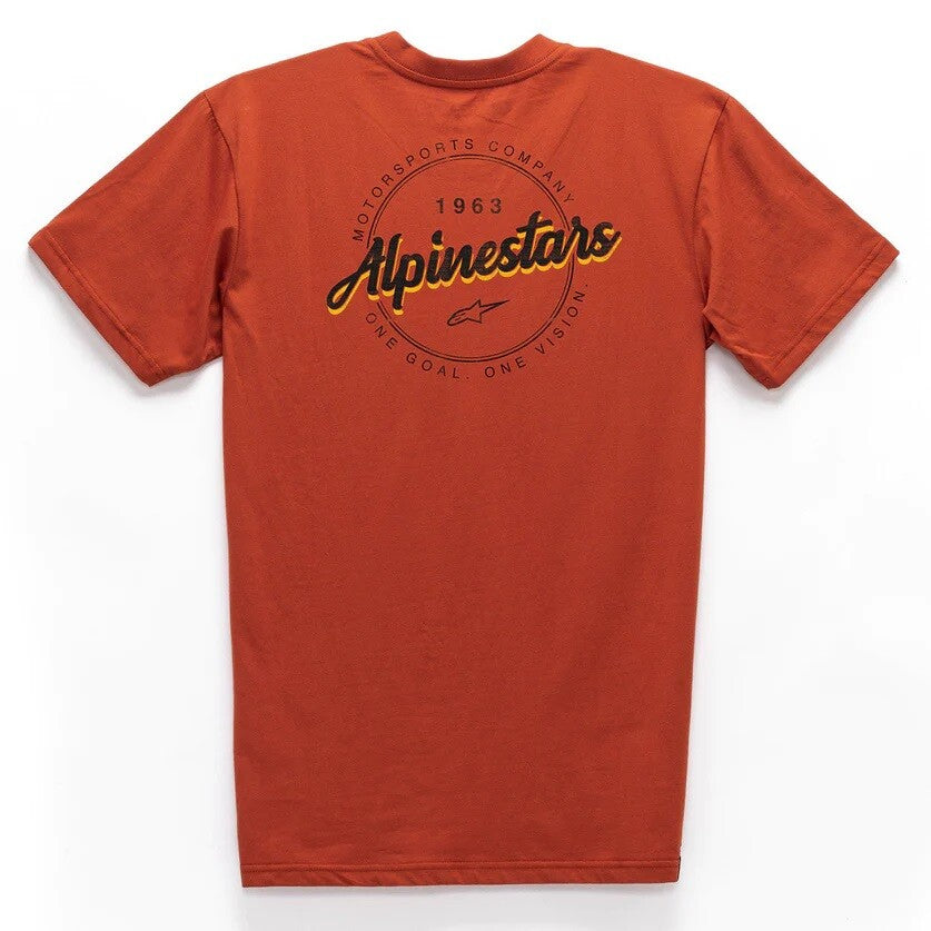 Alpinestars Turnpike Casual Short Sleeve Premium Tee T-Shirt - Coral
