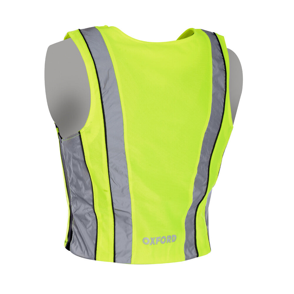 Oxford Bright Top Active Hi-Viz High Visibility Motorcycle Motorbike Safety Vest