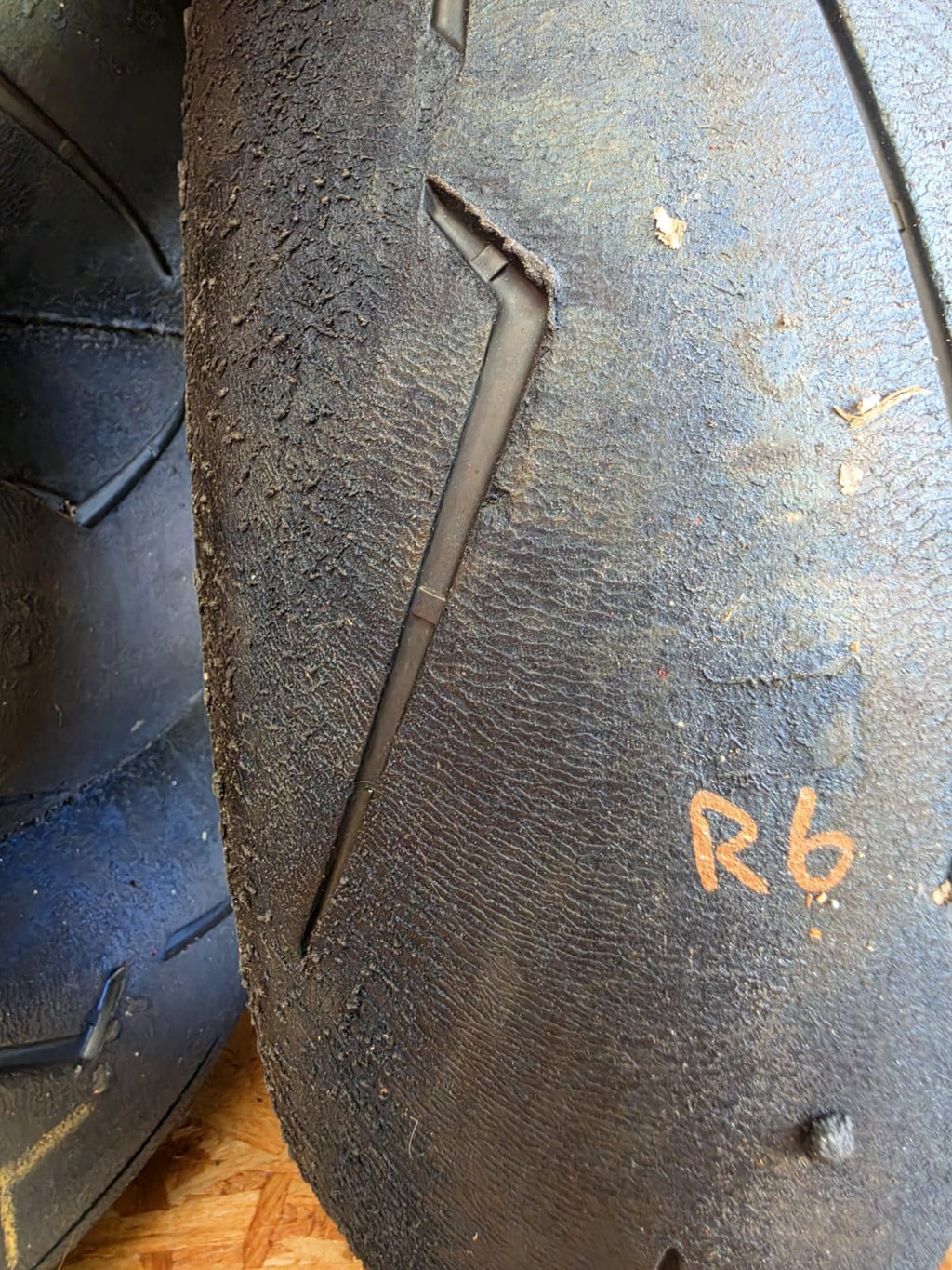 Pirelli Diablo Supercorsa Rear SC1 200/60-17 V4 Part worn scub motorcycle tyre
