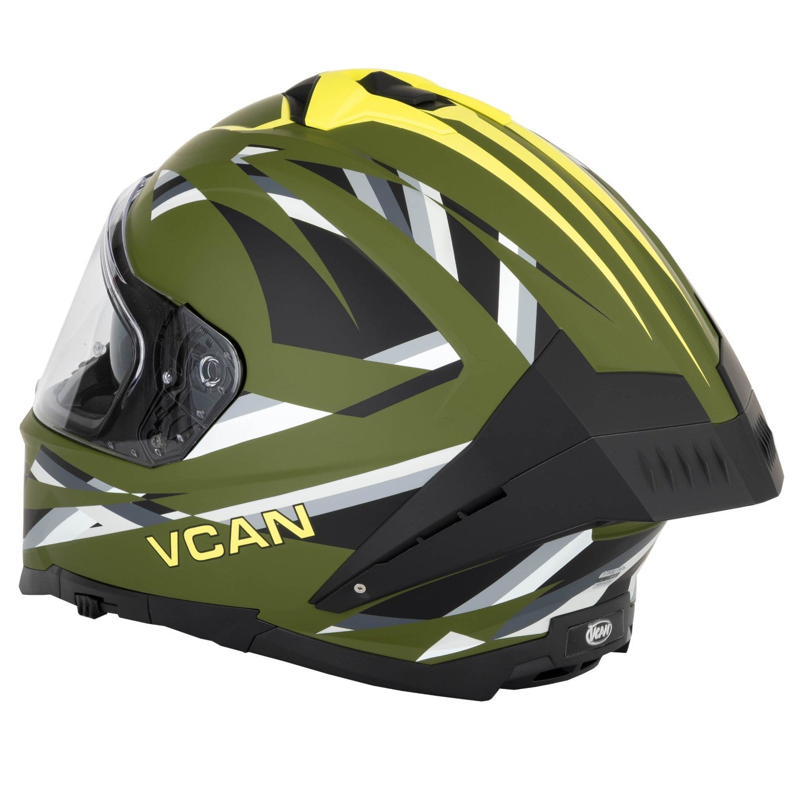 Vcan H162 Lifeforce Green ECE2206 ACU Gold Motorcycle Motorbike Helmet