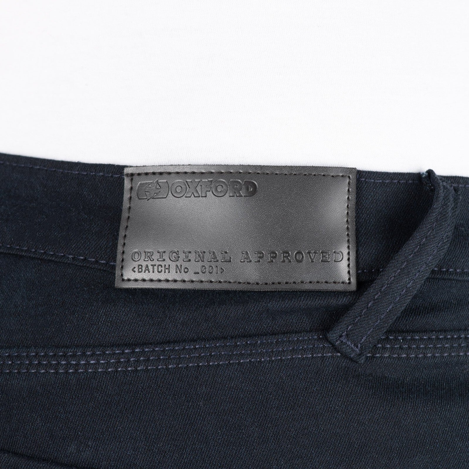 Oxford Super Stretch CE AA Motorcycle Motorbike Slim Jeans Indigo Blue