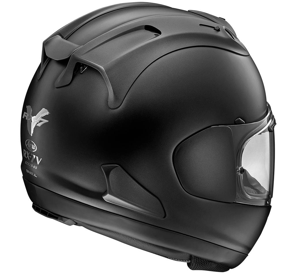 Arai RX-7V Evo Solid ECE2206 Full Face Motorcycle Motorbike Helmet Frost Black