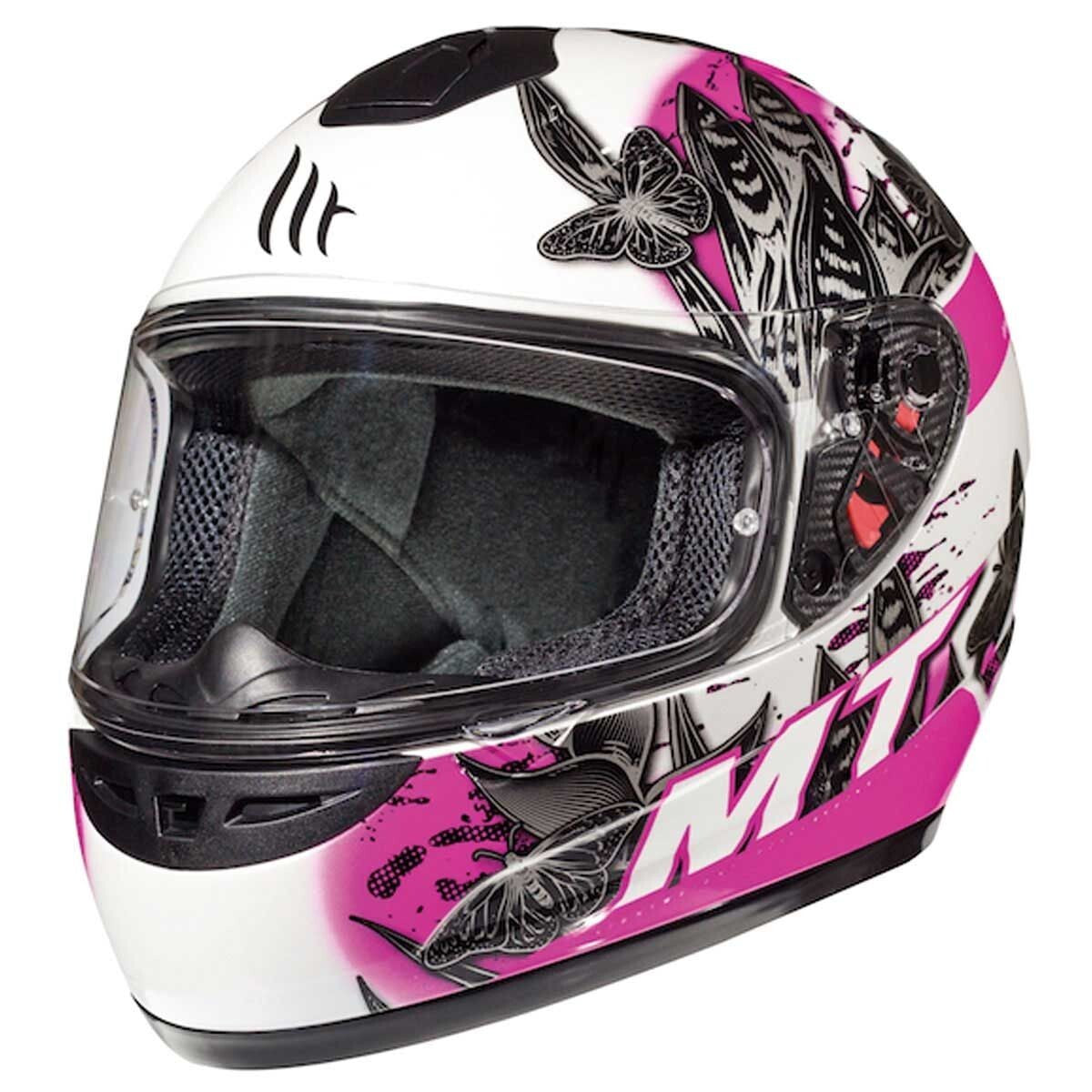 MT Thunder Breeze Pearl Pink - Kids Motorcycle Motorbike Helmet