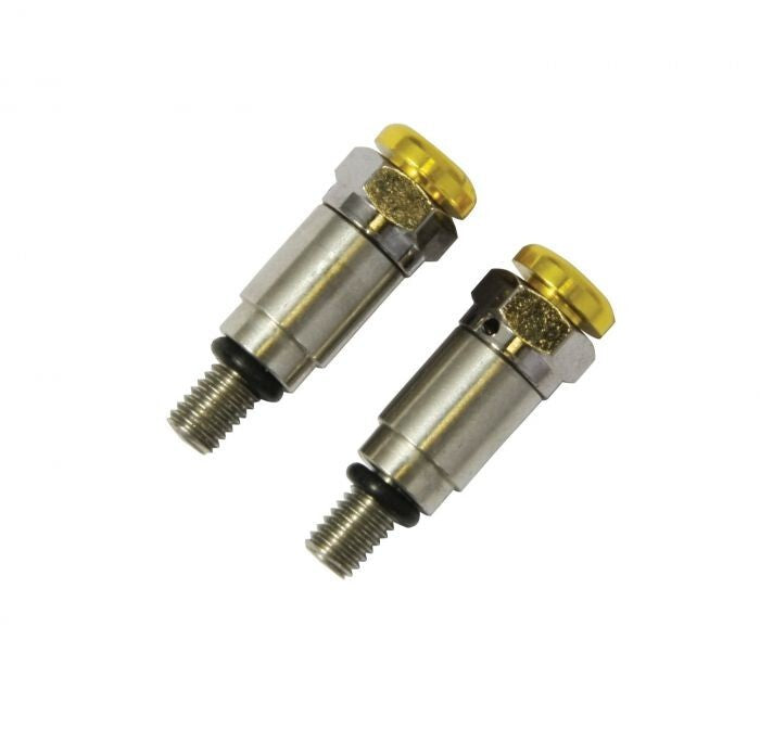 GP Pro Stainless Body Gold Tip Fork Air Bleeder For Showa/Kayaba Forks- M5 x 0.8