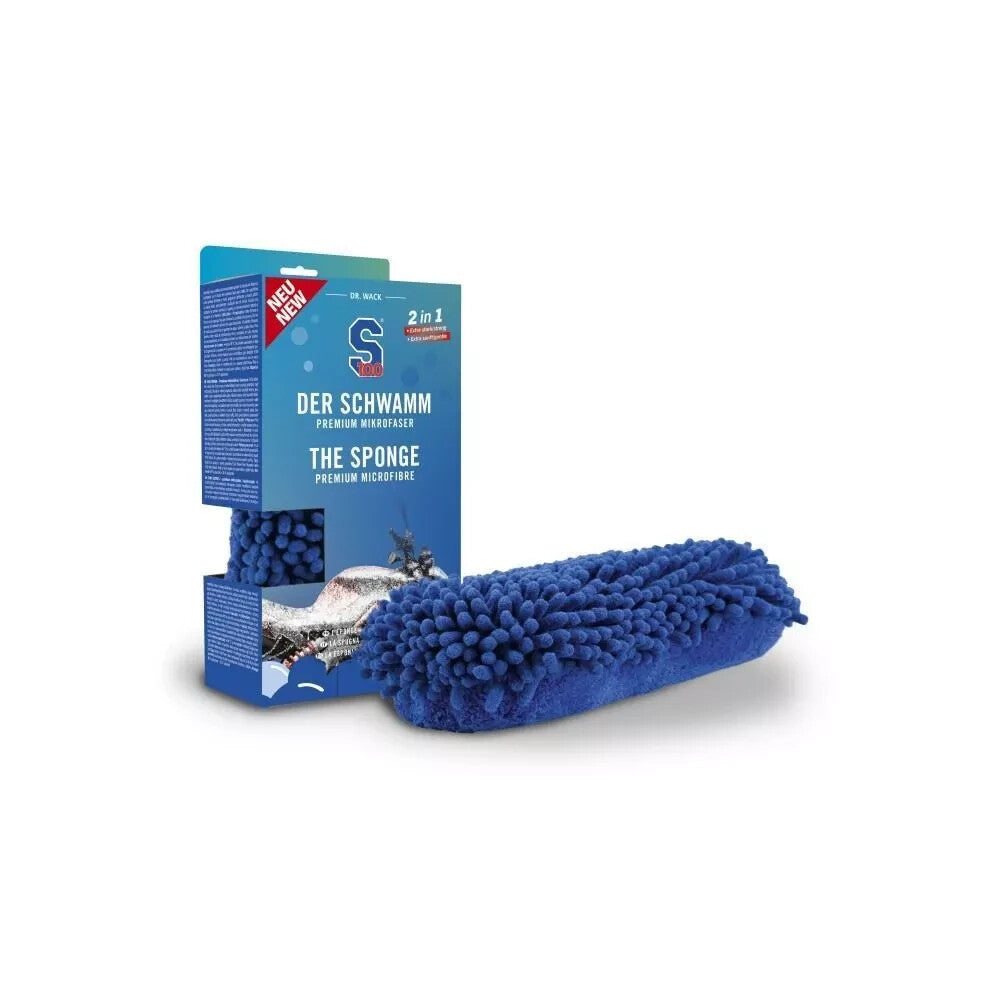 S100 The Sponge 8190 NEW Motorcycle Microfibre Cleaning Sponge