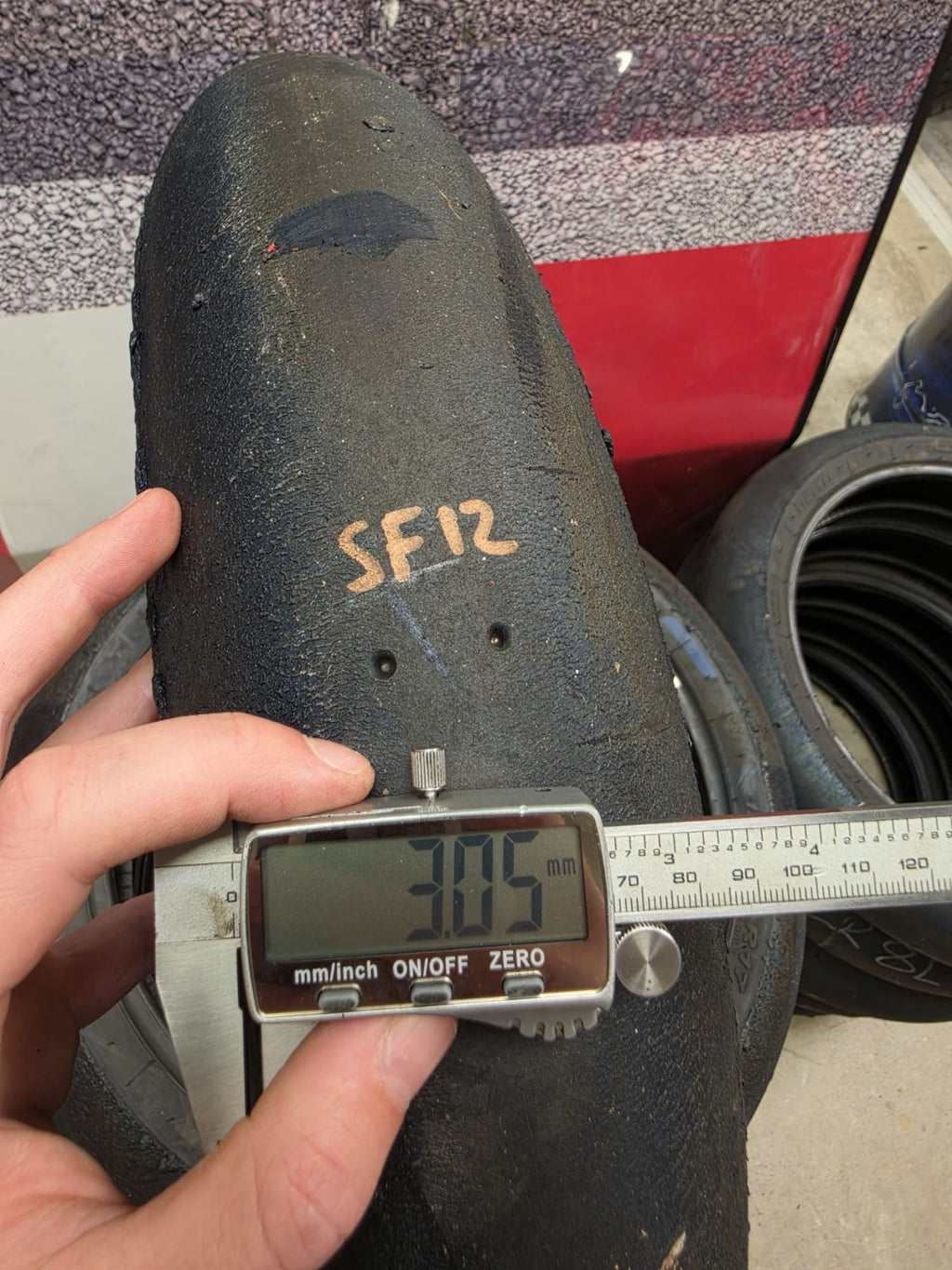 Pirelli Diablo Superbike SC1 125/70-17 Used BSB Scrub Motorcycle Tyre - SF12