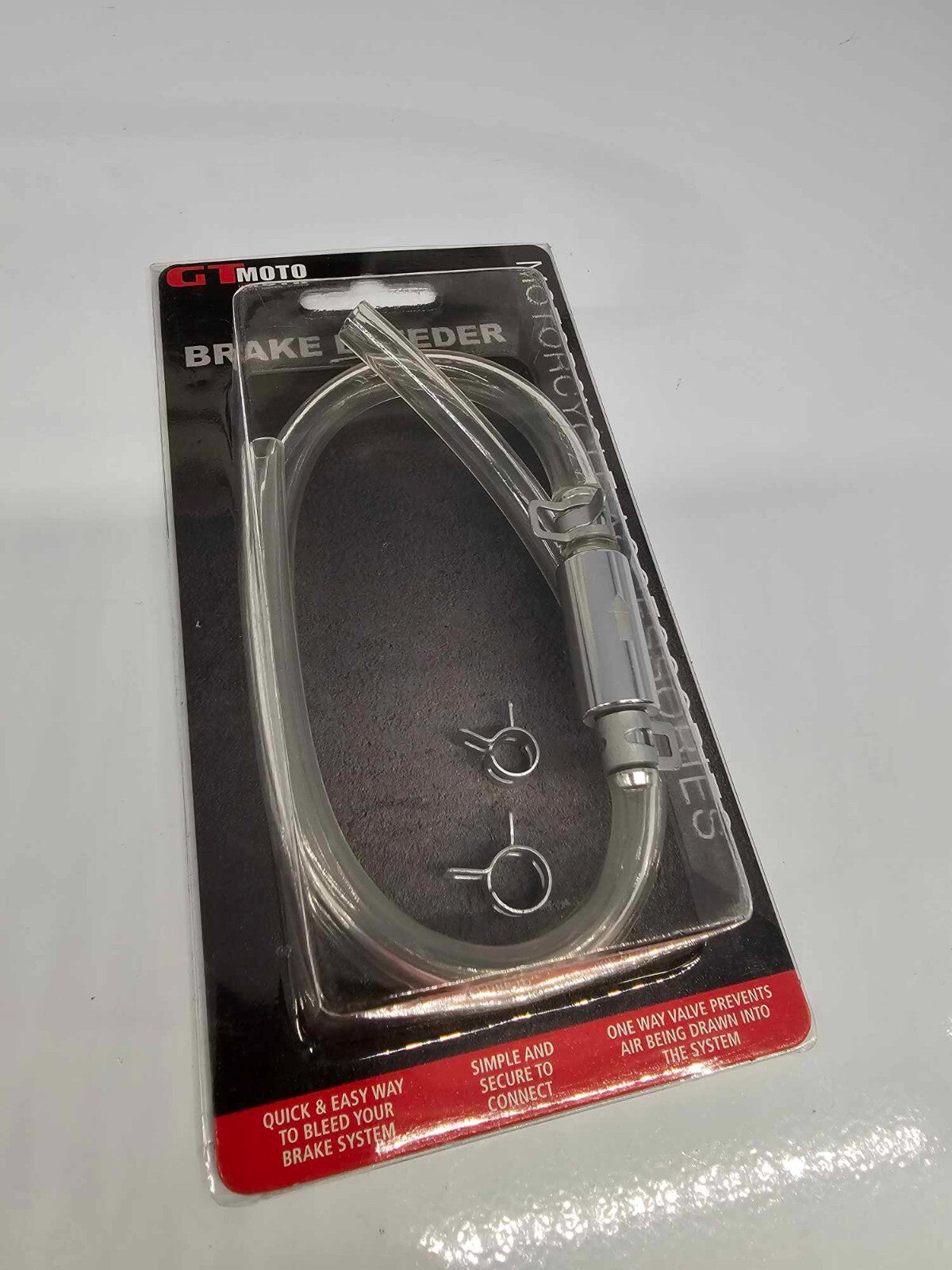 GT Moto Brake Bleeding Kit Motorcycle Motorbike Single Person Brake Bleeder